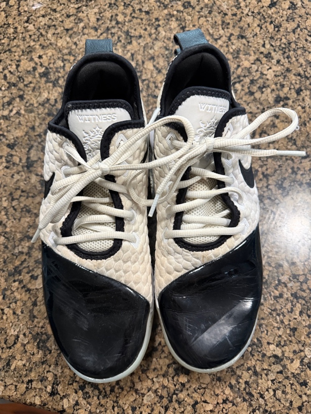 Nike Witness White and Black Basketball Sneakers LeBron